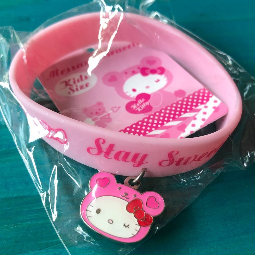 Hello Kitty Charm Message Bracelet - Stay Sweet (NEW)